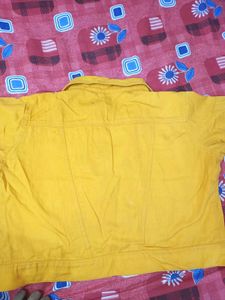 Yellow Denim Jacket