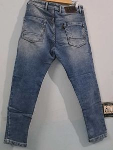 Denim Jeans 👖 (Color = Sky Bule ) [ Size = 32]
