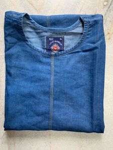Long Jeans Top ,blue Colour