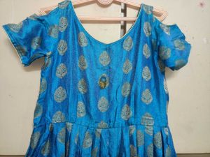 Elegant Blue Ethnic Dress