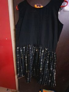 NEW ELEGANT PARTYWEAR Black Sharara Set