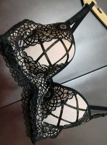 Black ⚫Chic Lace Bra For 36 C Bust