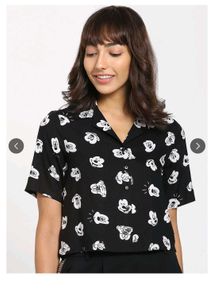 Mickey Mouse Print Top
