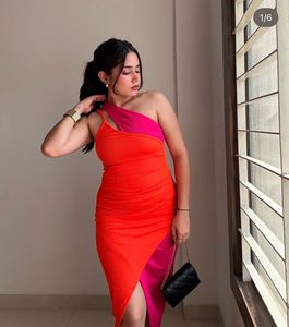 Chic One-Shoulder Party Dress