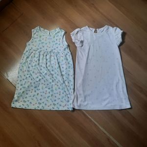 Butterfly Set of two mother care nighties for Kids