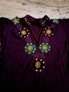 💜Violet Party Top For Girls