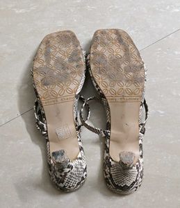 Cleo Snake Print Heels