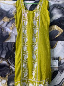 Lime Kurta Set