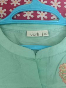 Mint Green Embroidered Kurti