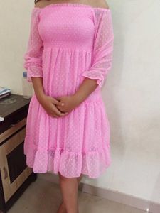 Pink Floral Dress