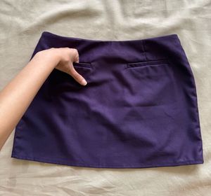 Purple Mini Skirt