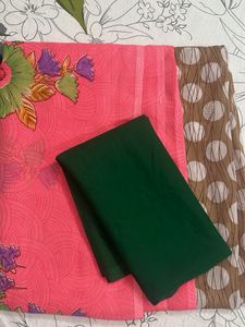 Multi Colour Printed Beautiful Saree