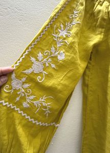 Embroidered Peasant Top