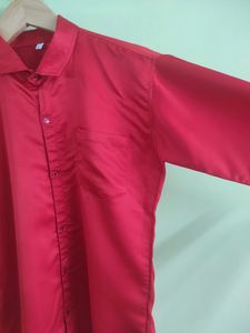 Red Satin Shirt ( Men )