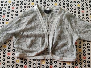 Grey Net Shrug
