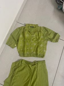 zudio green co ords women