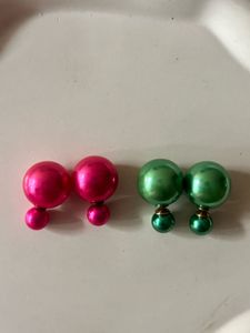Double Ball Earrings