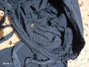Navy Blue Pants With Dupatta