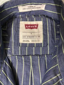Levis Half Sleeve Striped Shirt
