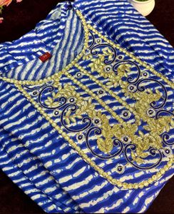 lehariya Gota Patti gown