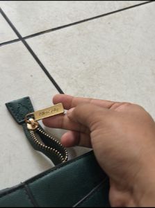 ALLEN SOLLY Green Handbag