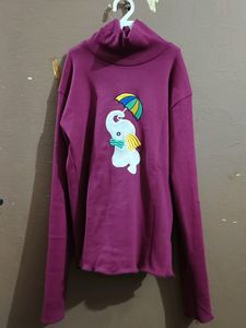 Purple Elephant Turtleneck