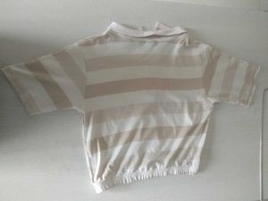 Polo Beige And White T-shirt