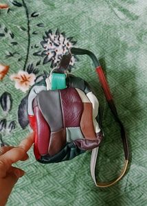 Colorful Patchwork Leather Bag