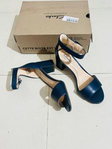 Clarks Collection Navy Heels