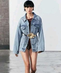 ZARA Gold Flower Crafted Belt