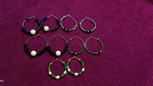 combo five Hoop Earring Set - Variety of Sty