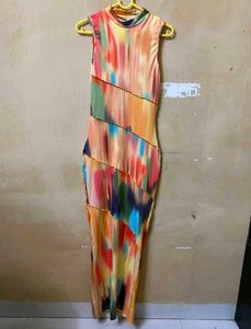 Abstract Bodycon Dress