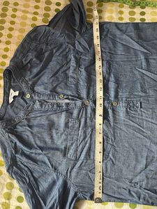 Chambray Tunic Blouse