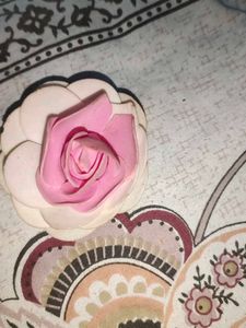 Pink Flower Hair Clip