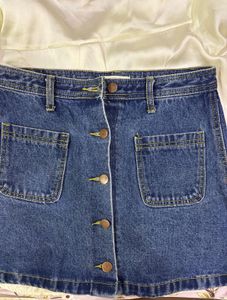 Imported Denim Skirt