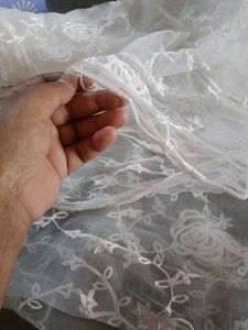 White Embroidered dupatta