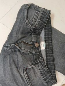 Gray Wash Slim Fit Jeans