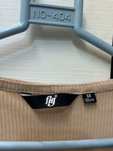 Ribbed Square Neck Top