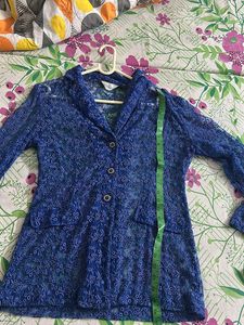 Net Embroided Top
