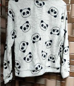 Panda Print Cozy  sweater top