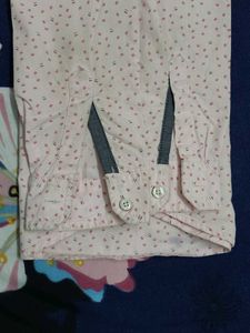 Light Pink Full Sleeves Boys Shirt