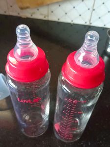 LuvLap Borosilicate Glass Feeding Bottle – 250ml |