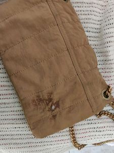 PARFOIS Tan Quilted Shoulder Bag