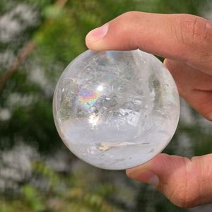 Handmade Clear Quartz Sphere | Natural Crystal Bal