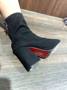 Black Suede Ankle Boots