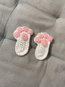 cute kitty paws hairclip pair