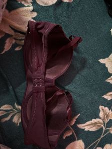 Burgundy Bra