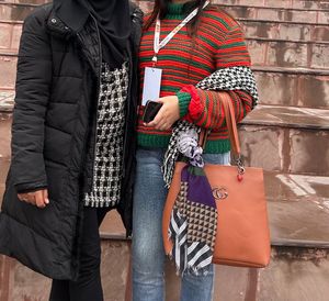 Striped Turtleneck Sweater