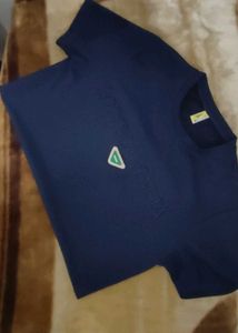 HUAQUAN Navy Blue T-Shirt