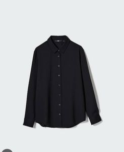 Uniqlo Black Button-Down shirt